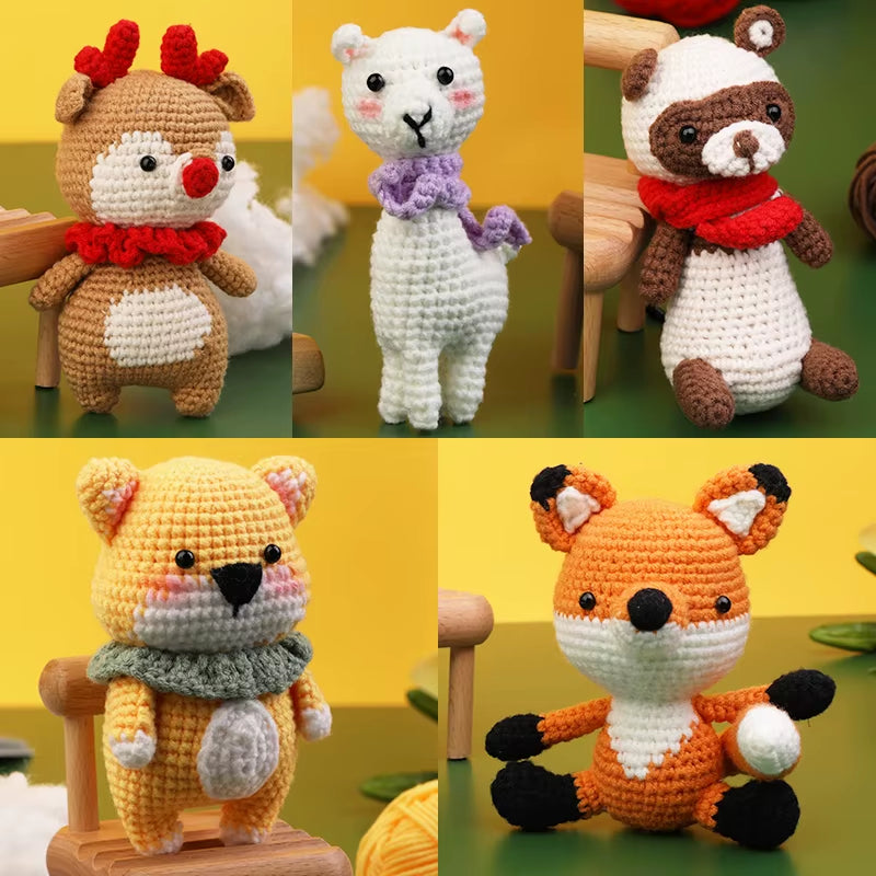 Beginner’s Animal Crochet Kit – Create Your Own Cute Critters!